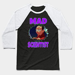 MAD SCIENTIST Baseball T-Shirt